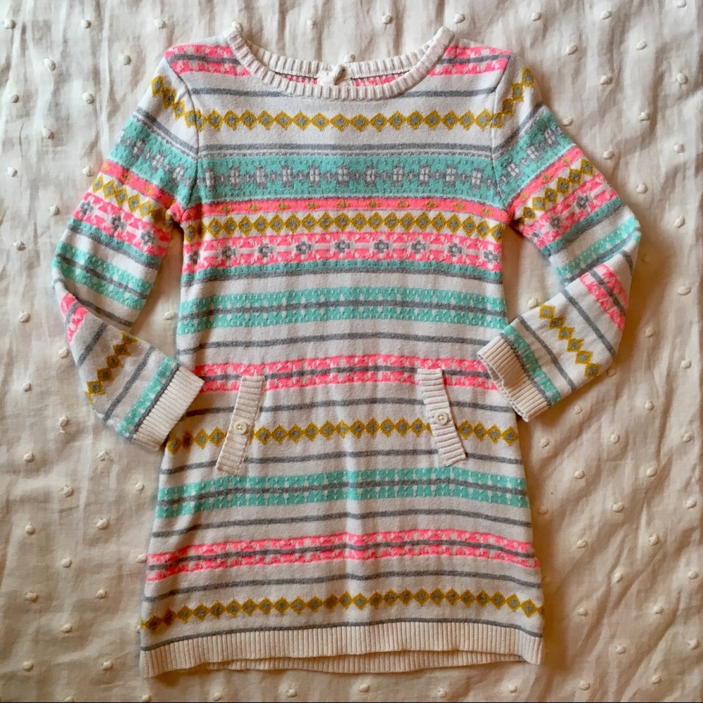 OshKosh Colorful Sweater Dress